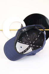 Undr Armr Headline Golf Imp Polyester Cap In Dark Navy